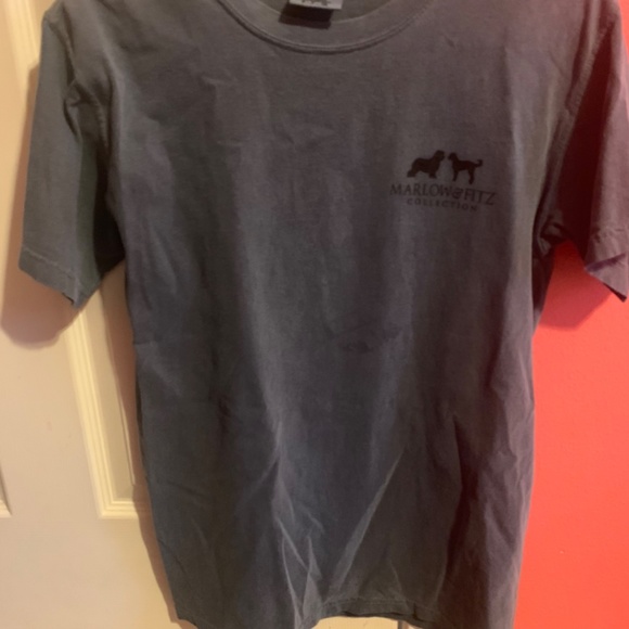 ☀️ 3 for $30 NWOT Cute Navy Blue/Grey Comfort Color Dog Shirt - Picture 2 of 5